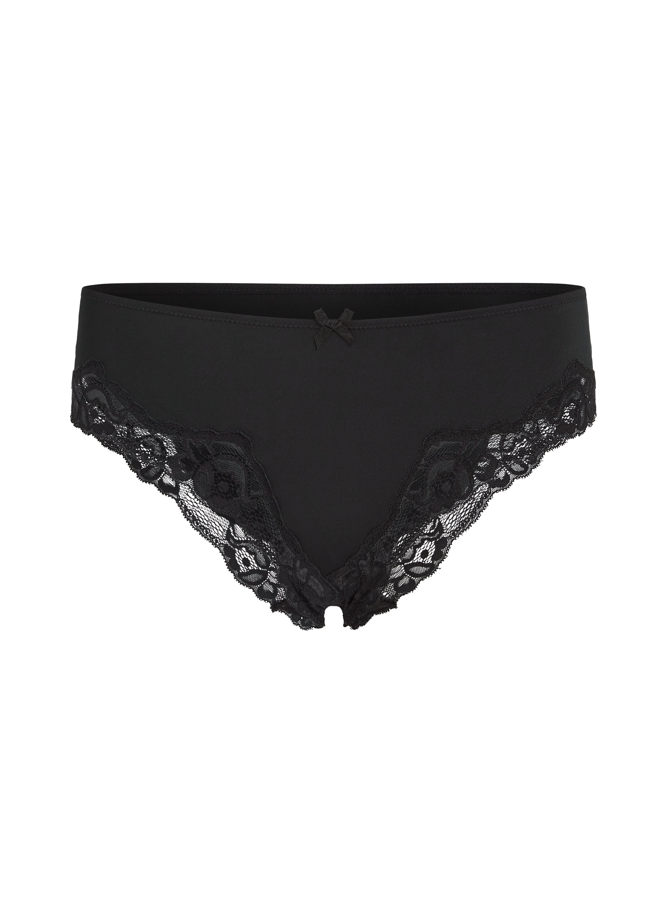 Slip Secret Lace, Noir, main