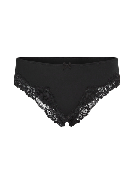 Slip Secret Lace, Noir