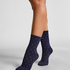 Chaussettes courtes en modal, Bleu