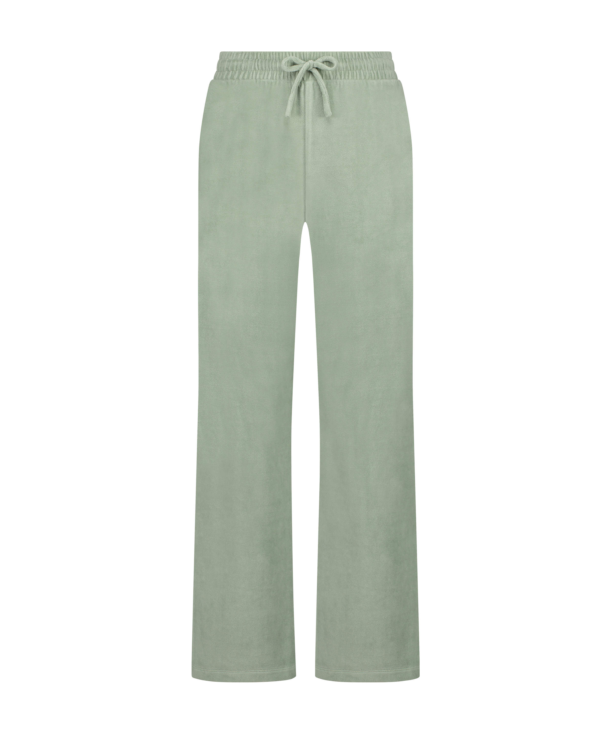 Pantalon de pyjama velours, Vert, main