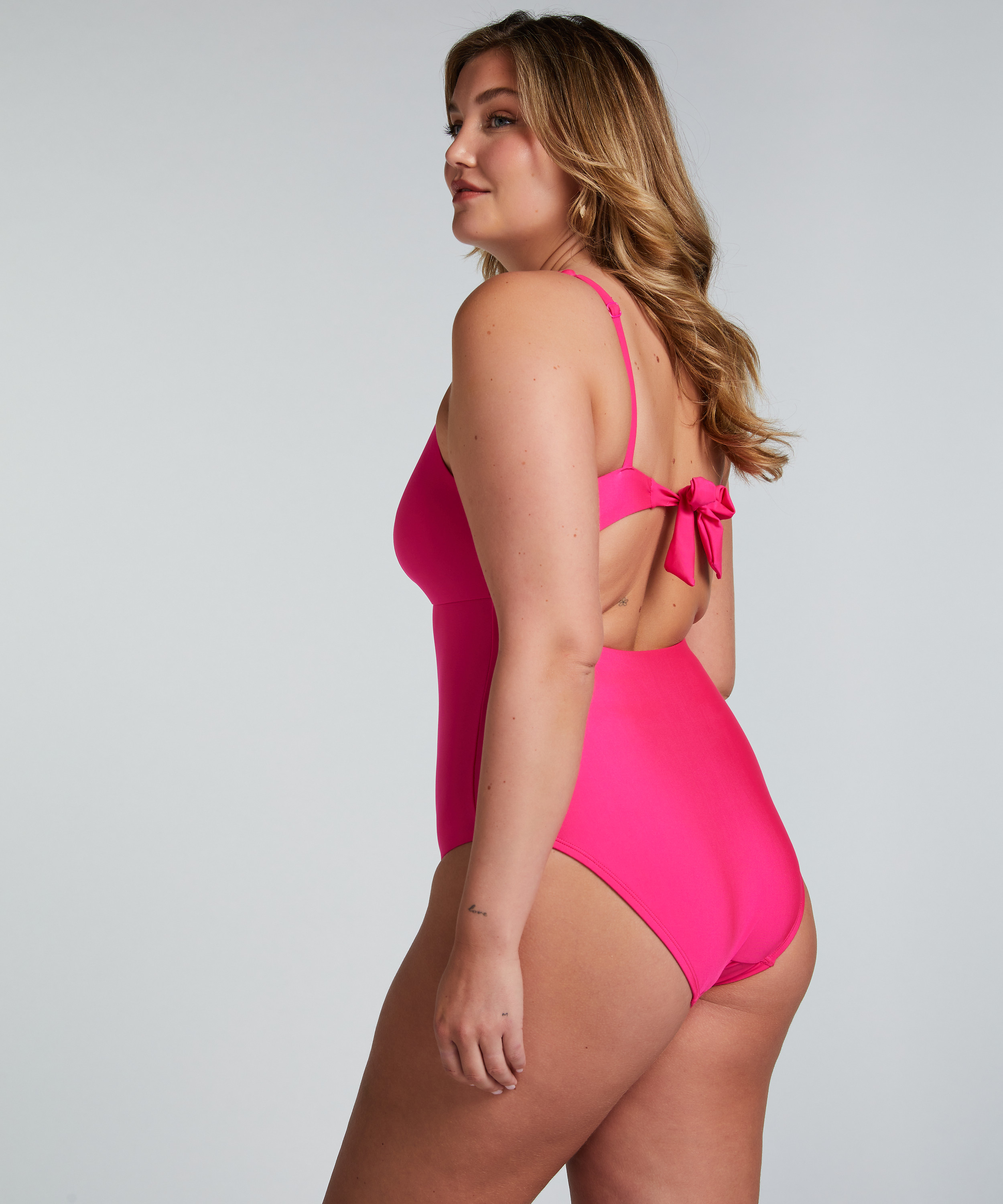 Maillot de bain Shaping Naples, Rose, main