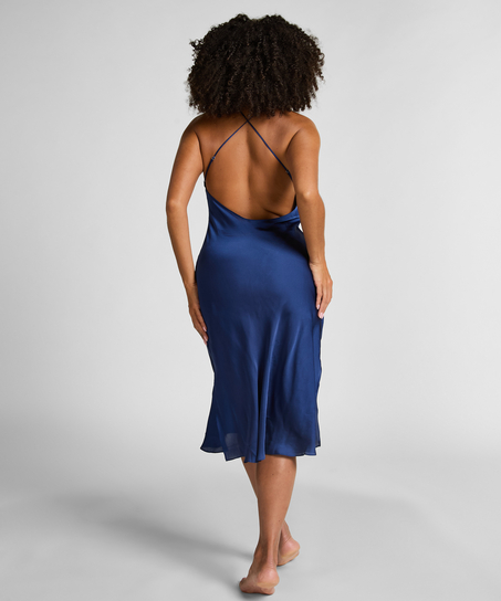 Slip dress Dorothy, Bleu