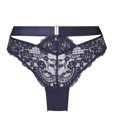 Slip brésilien Blossom, Bleu