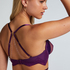 Soutien-gorge non-rembourré à armatures longline Belladonna, Violet