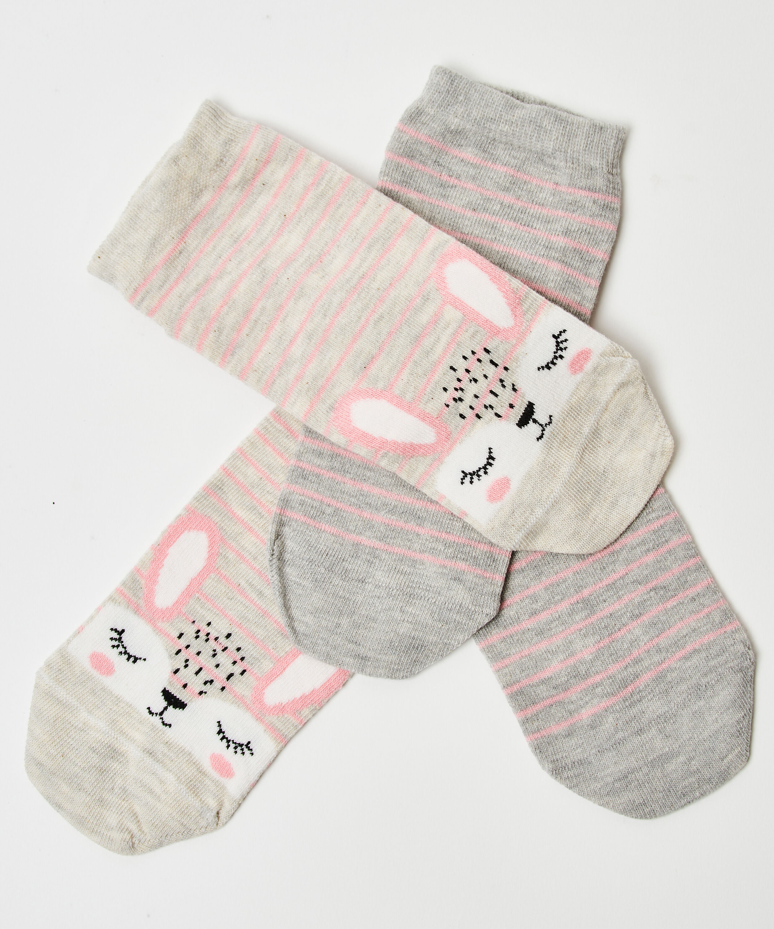 2 Paires de Chaussettes, Gris