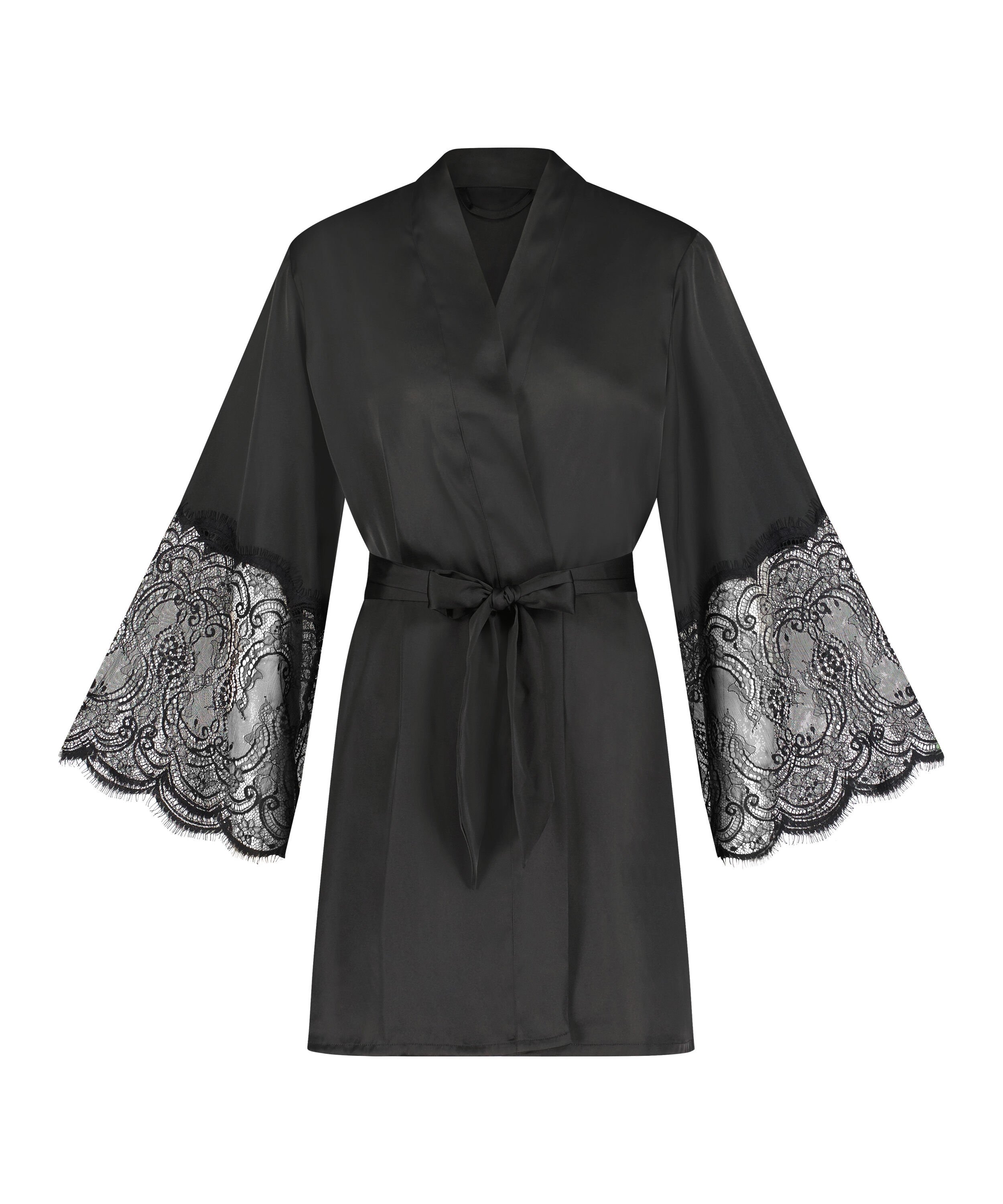 Kimono Satin, Noir
