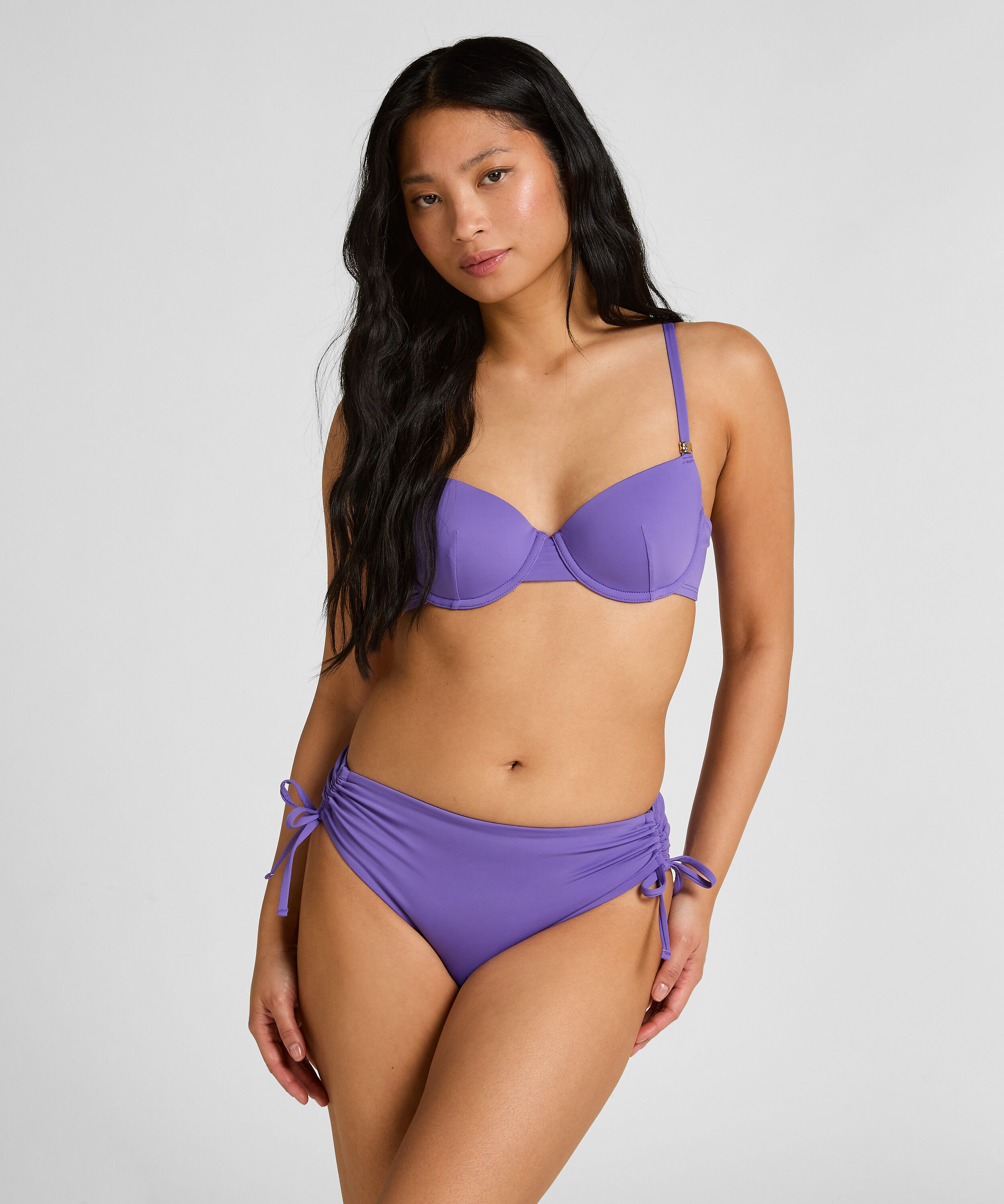 Midi Bikini Bottom Luxe, Violet