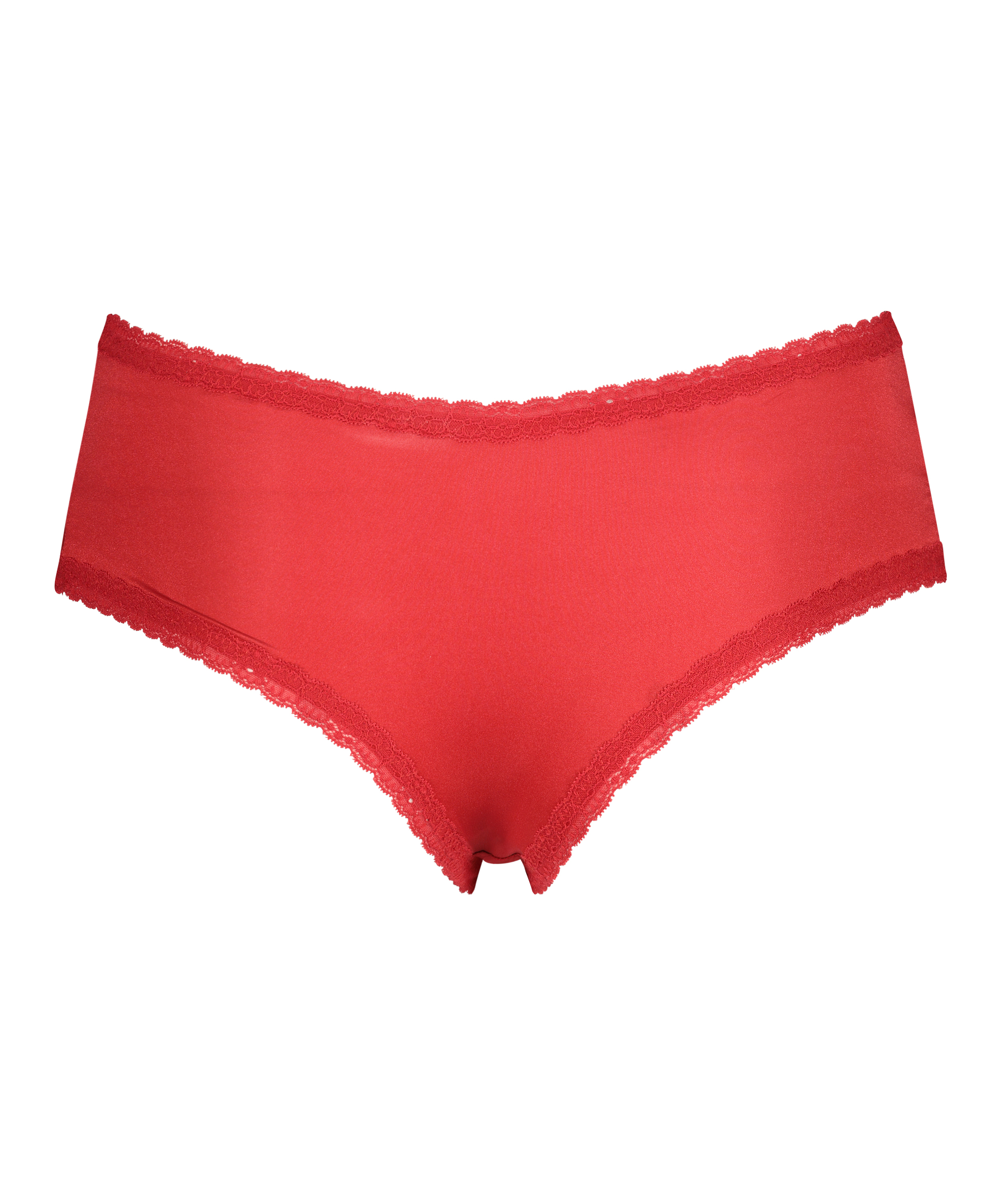 Slip brésilien en forme de V Vixen Curvy, Rouge, main