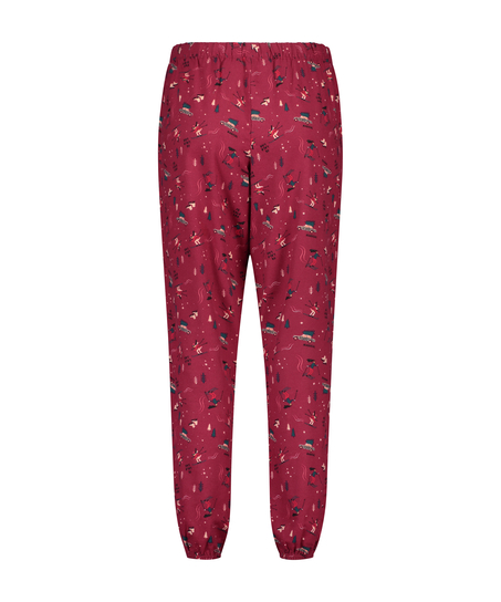 Pantalon de pyjama Twill, Rouge