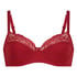 Soutien-gorge &agrave; armatures non-pr&eacute;form&eacute; Sophie, Rouge