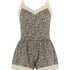 Ensemble de pyjama court Cami, Beige
