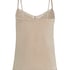 Camisole velours Dentelle, Beige