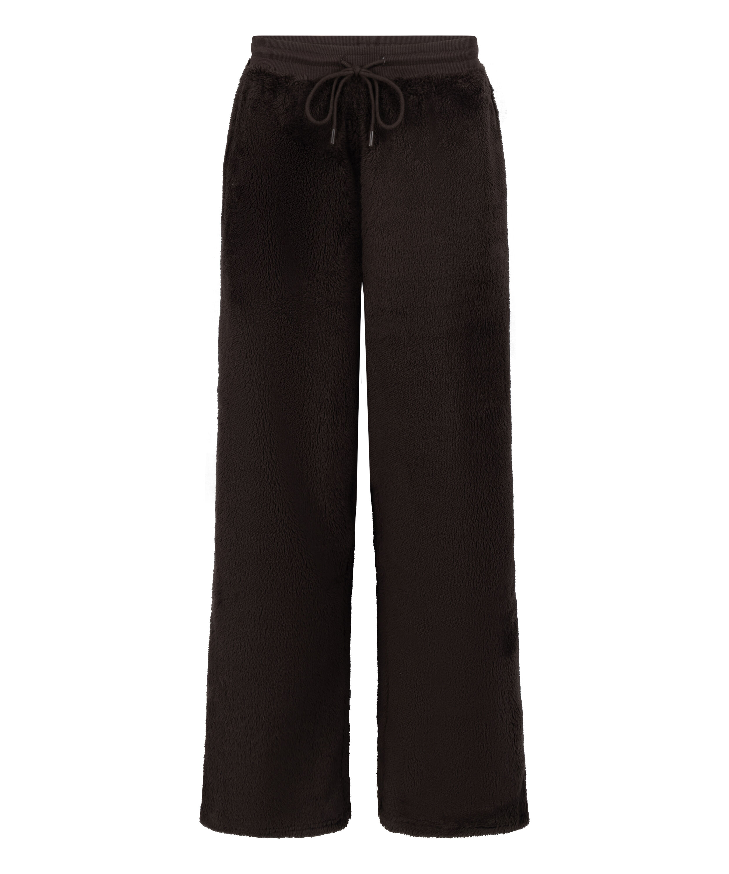 Pantalon Fluffy Fleece, Marron