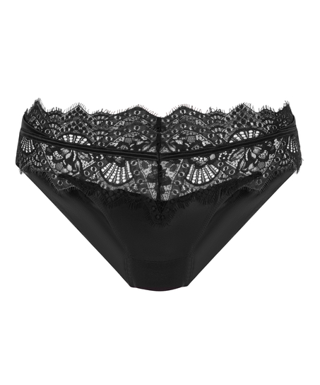 Slip brésilien Zoe, Noir
