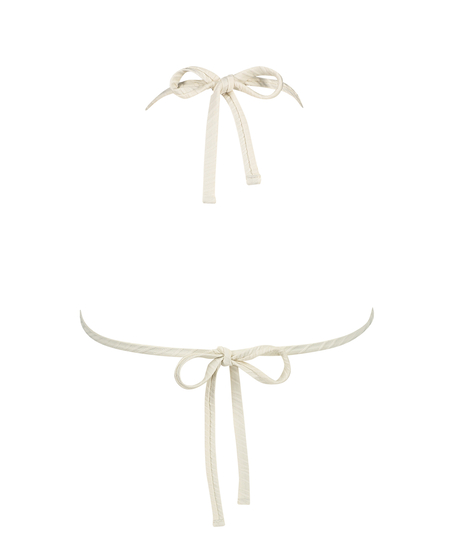 Haut de bikini triangle Cozumel, Blanc