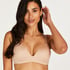 Soutien-gorge sans armatures pr&eacute;form&eacute; Mona, Beige