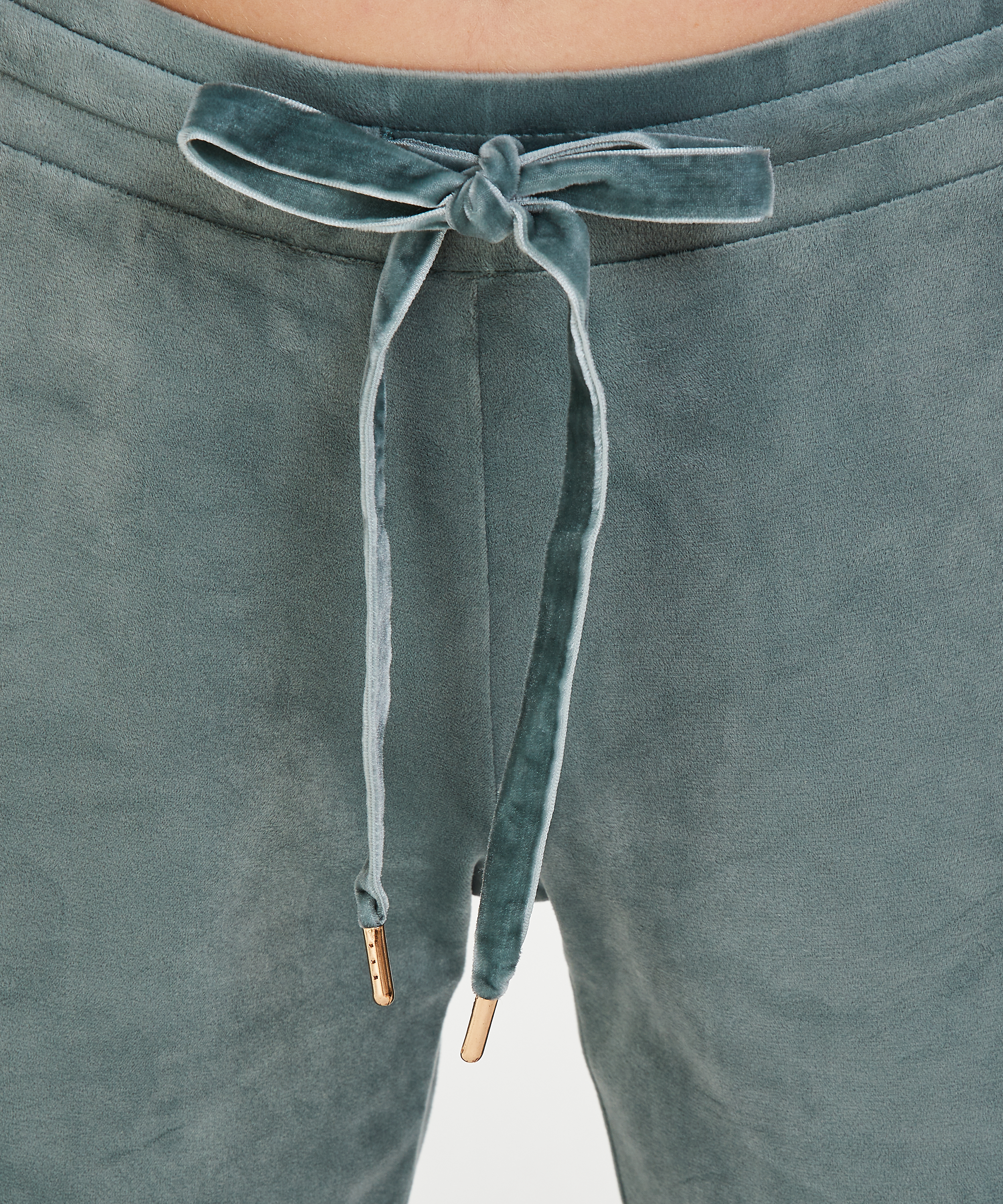 Petite Pantalon de jogging en Velours, Vert, main