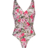 Maillot de bain Tropical, Blanc