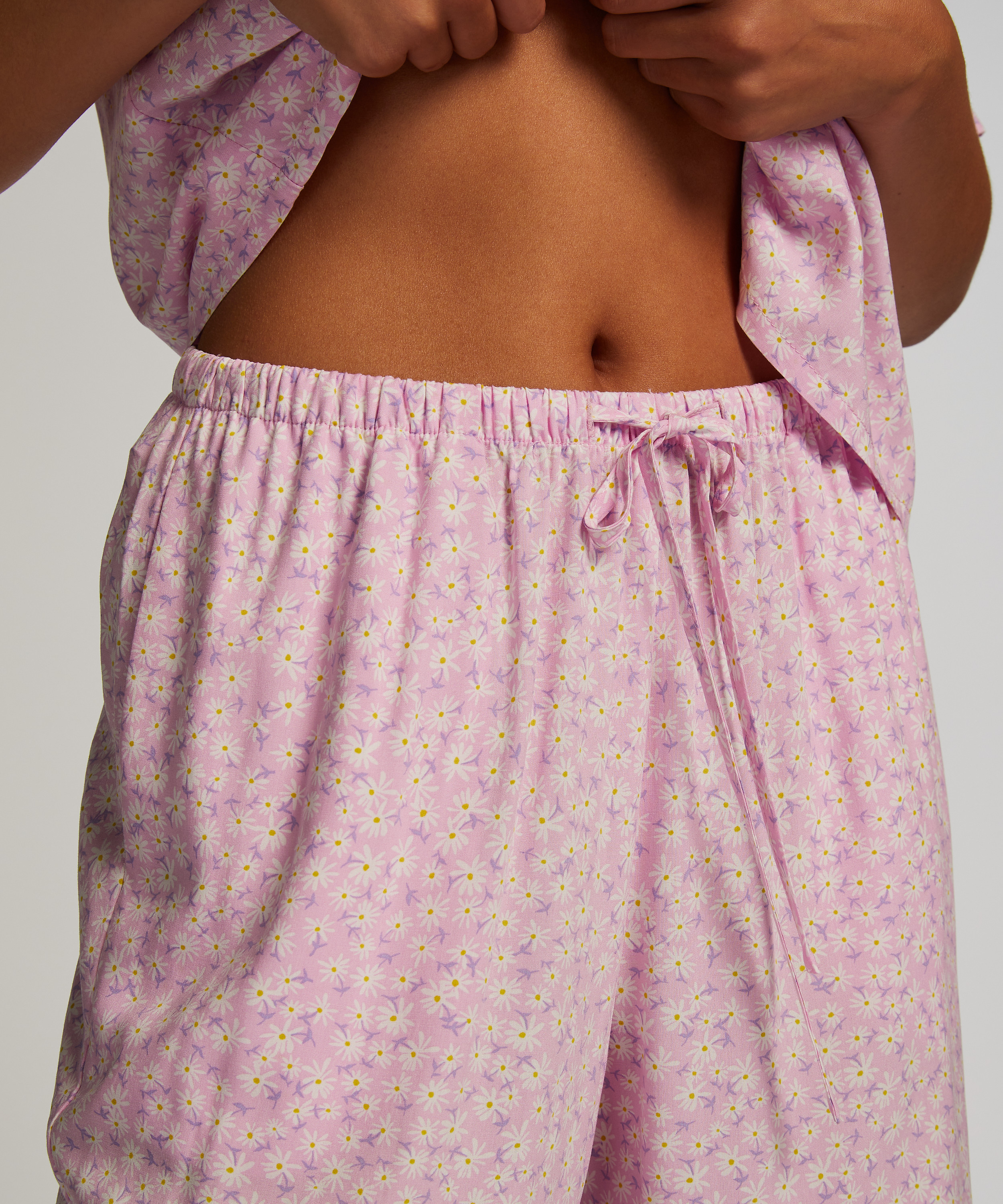 Pantalon de pyjama tissé Springbreakers, Rose, main