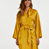 Kimono Satin Flower, Jaune