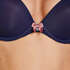 Soutien-gorge &agrave; armatures pr&eacute;form&eacute; Plunge, Bleu