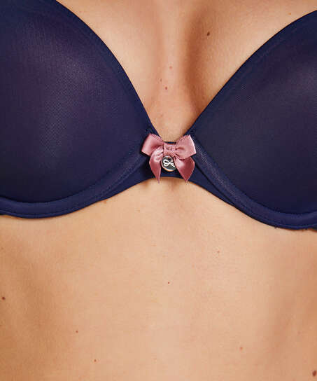 Soutien-gorge &agrave; armatures pr&eacute;form&eacute; Plunge, Bleu