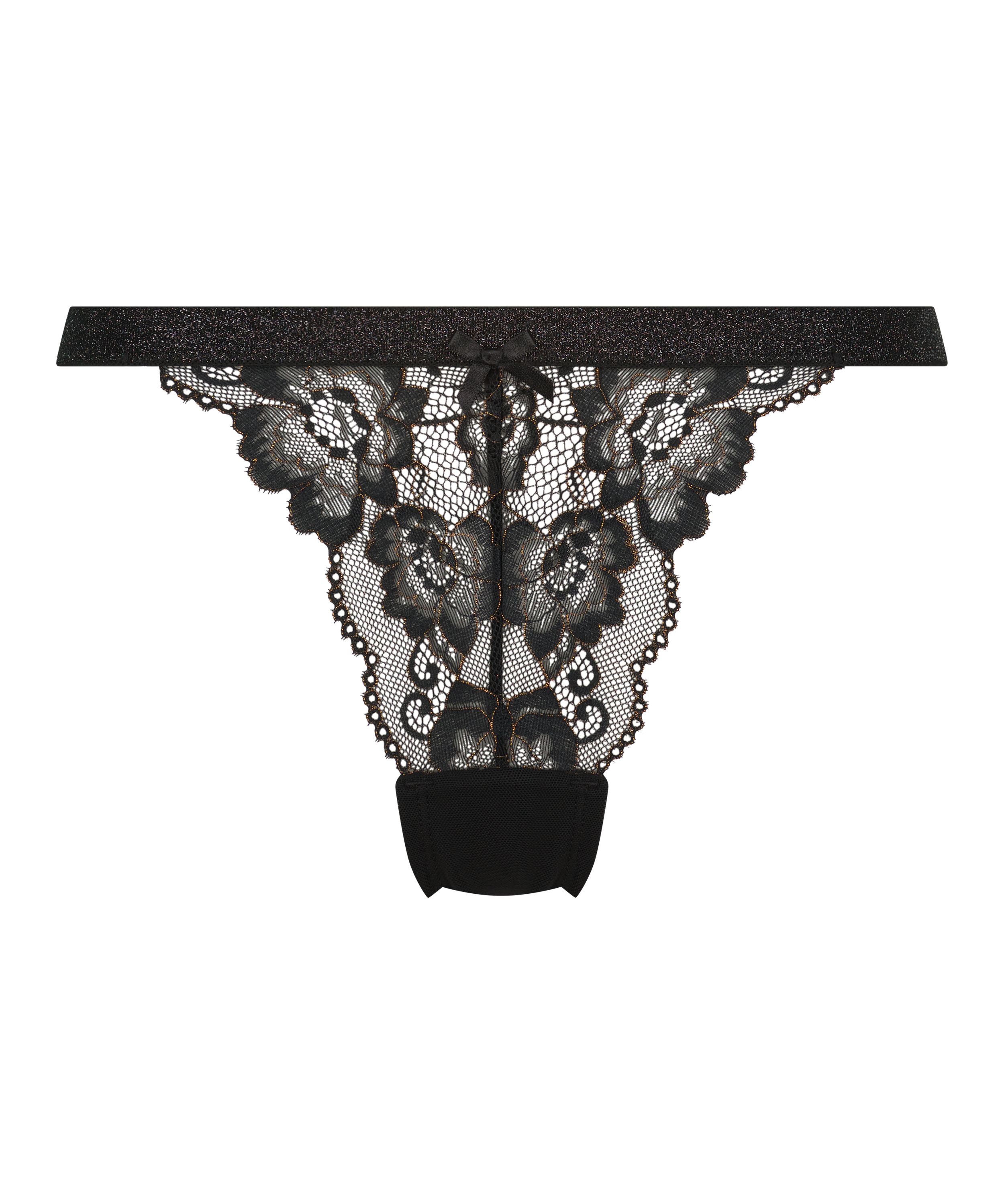 Slip br&eacute;silien Phia, Noir, main