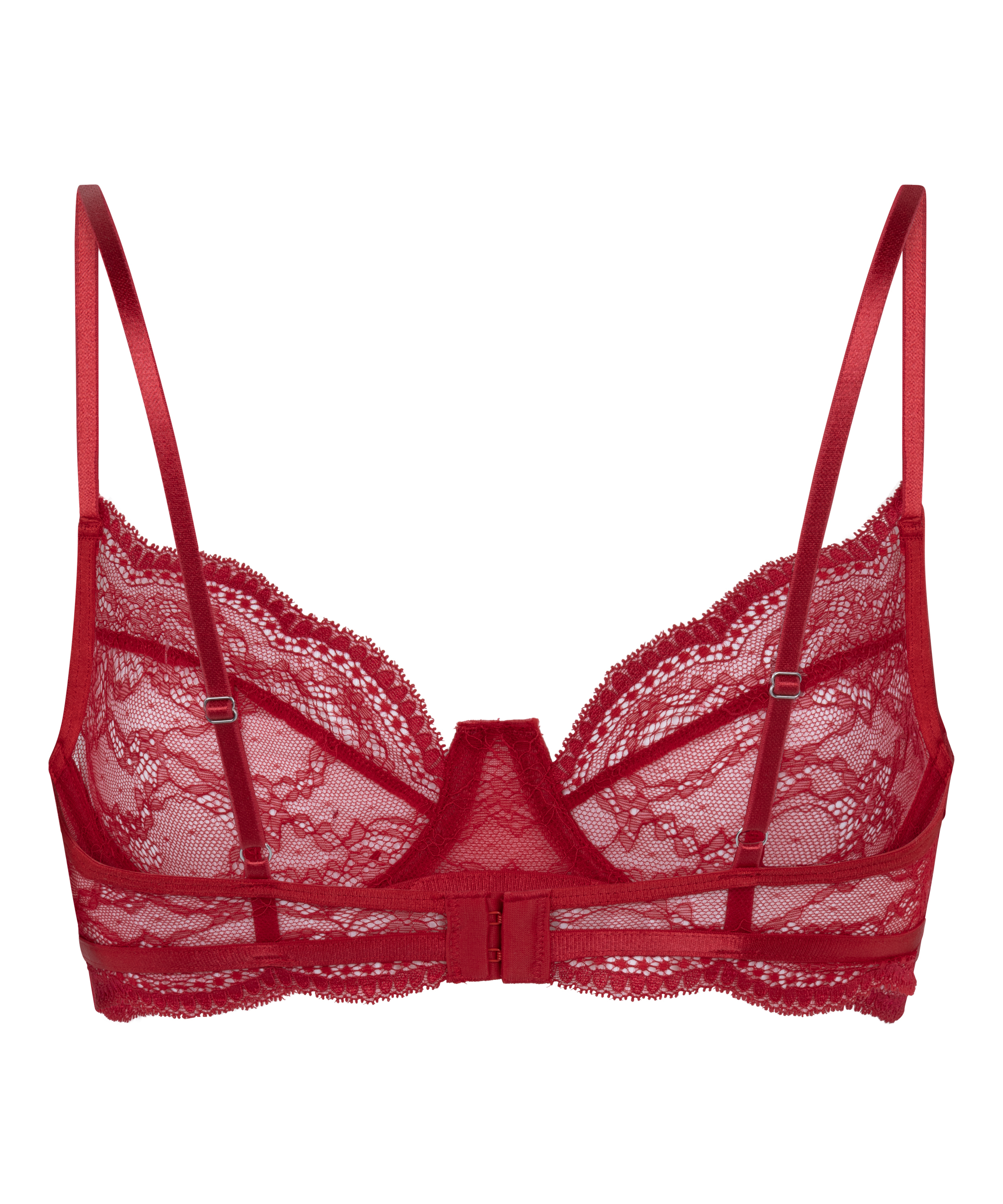 Soutien-gorge non-rembourré à armatures Isabelle, Rouge, main