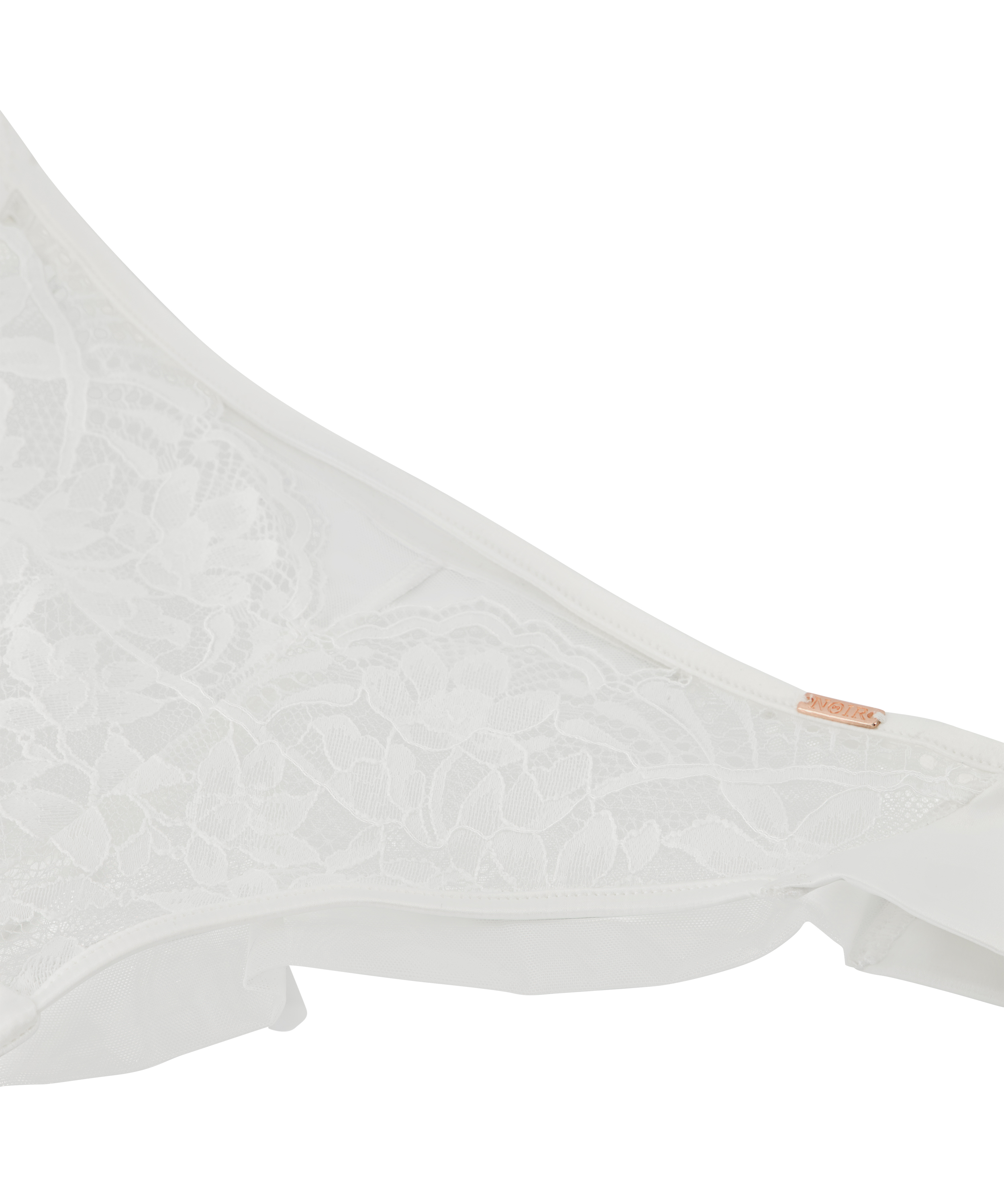 Slip brésilien Indigo, Blanc, main