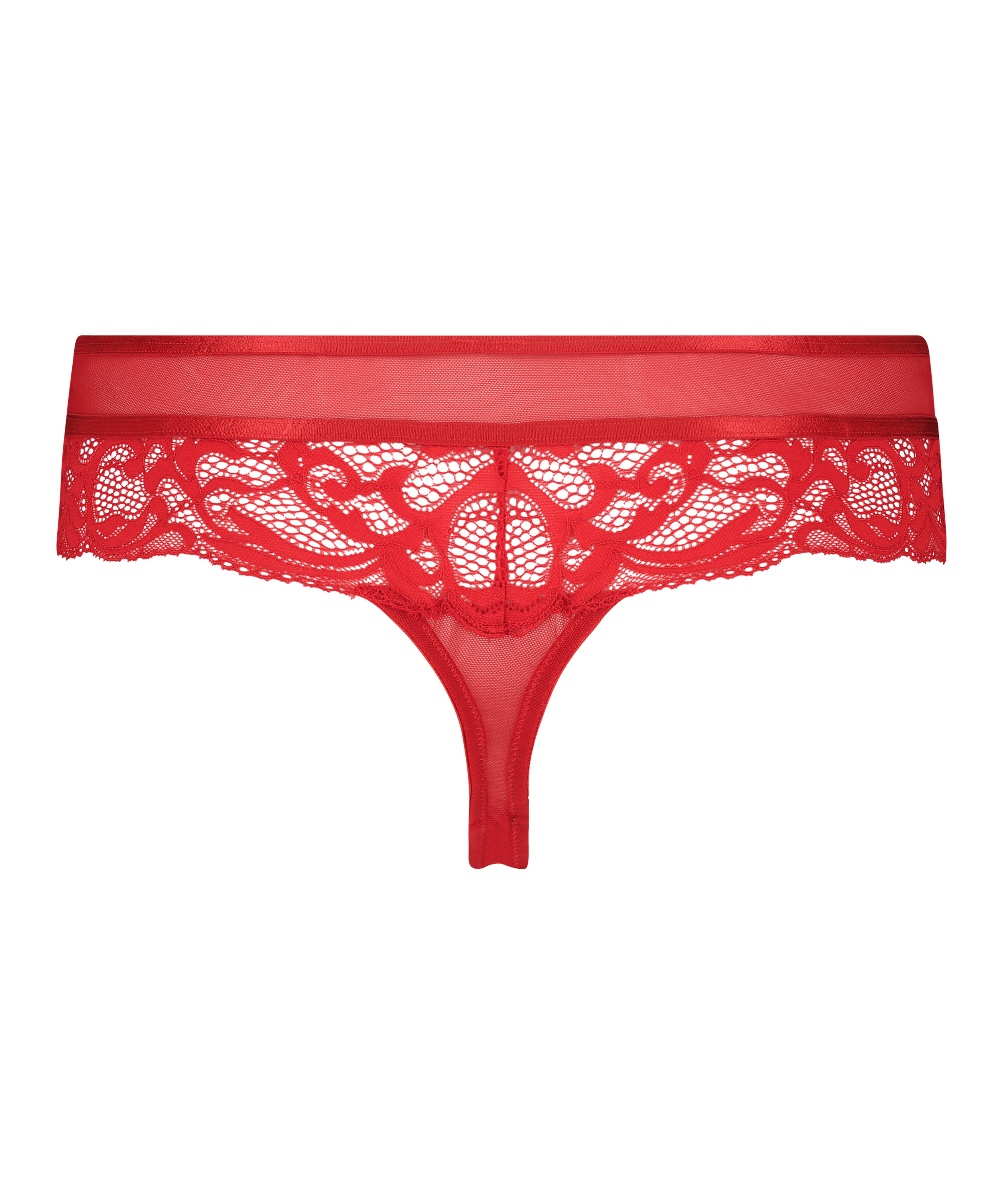 Boxer string Phoebe, Rouge, main