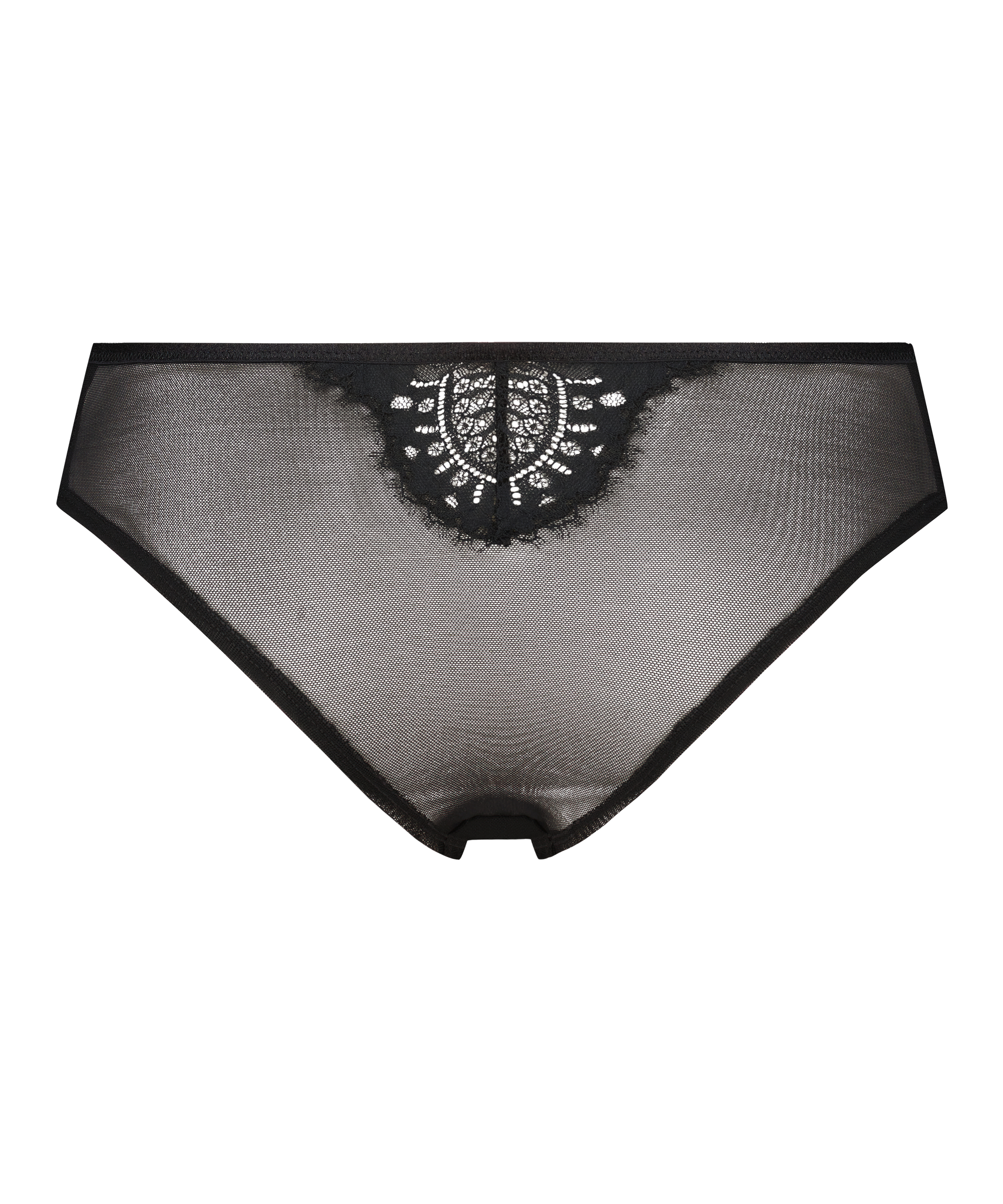 Slip brésilien Mirabella, Noir, main