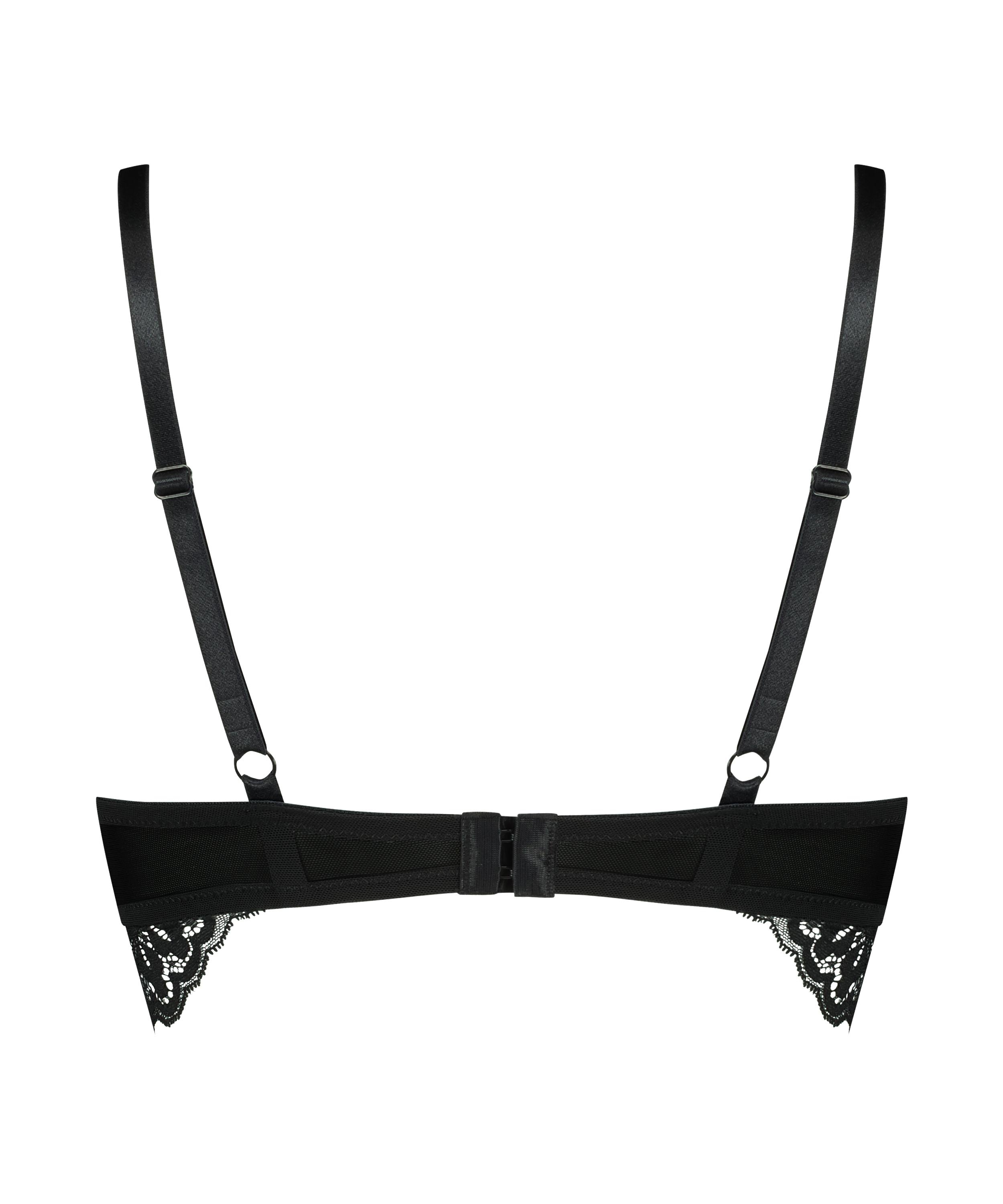 Soutien-gorge sans armatures préformé Tia, Noir, main