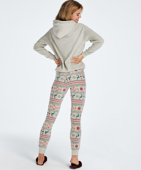 leggings en micro-polaire, Beige