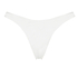 Slip de bikini échancré Lola, Blanc