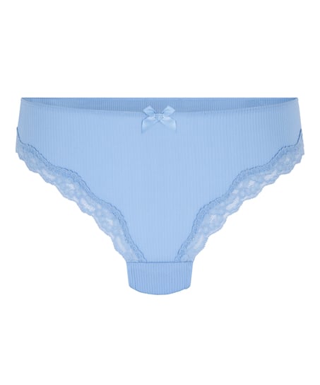Slip br&eacute;silien Lola, Bleu