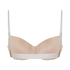 Soutien-gorge à armatures préformé Transparent Back, Beige