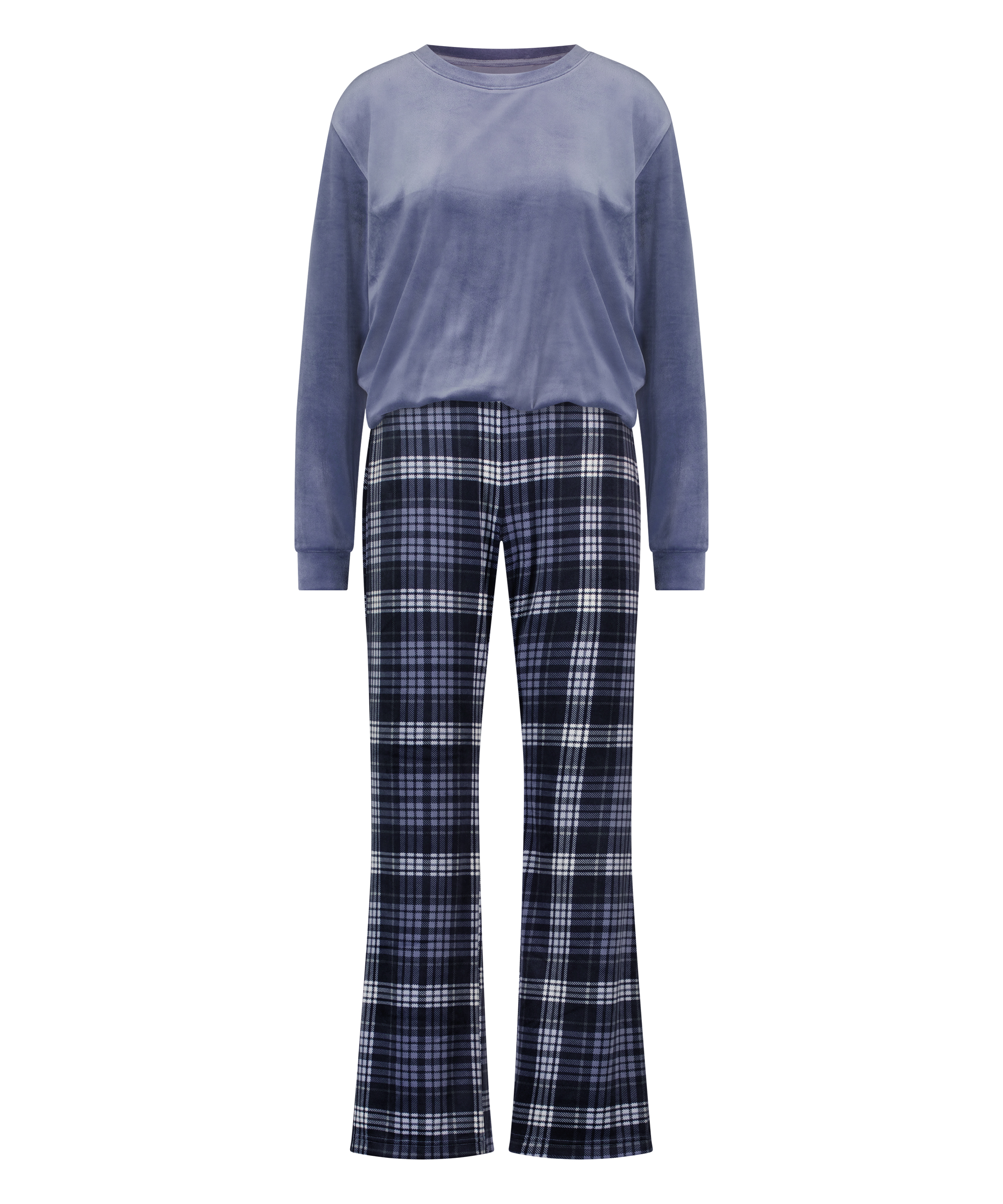 Pyjama avec sac, Bleu, main