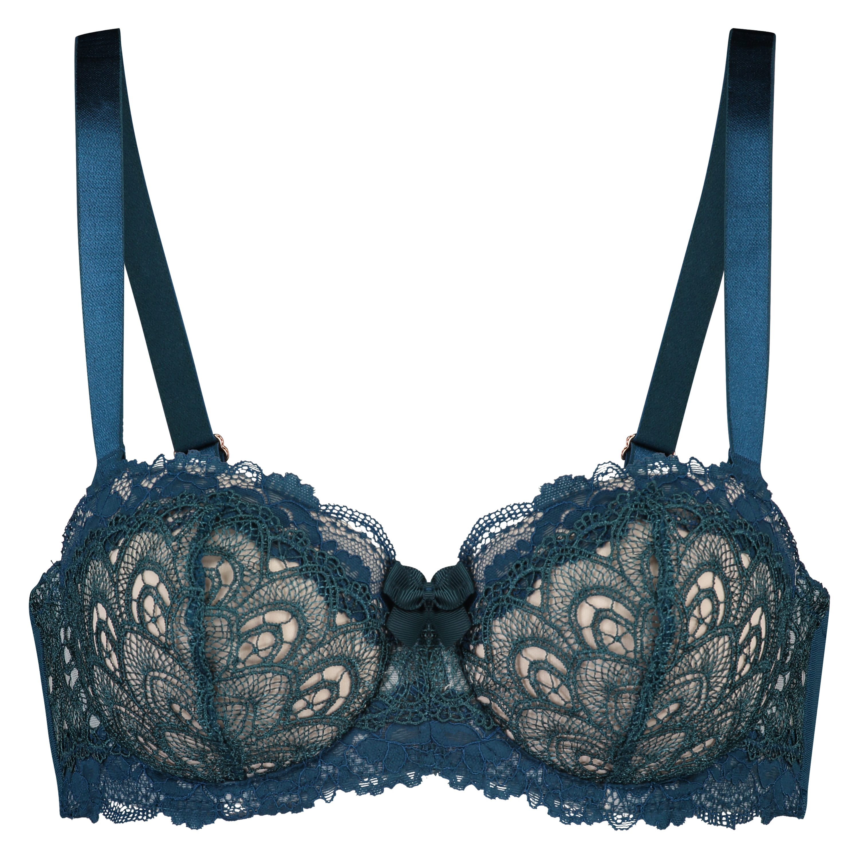Soutien-gorge à armatures préformé sans bretelles Latrice, Bleu, main