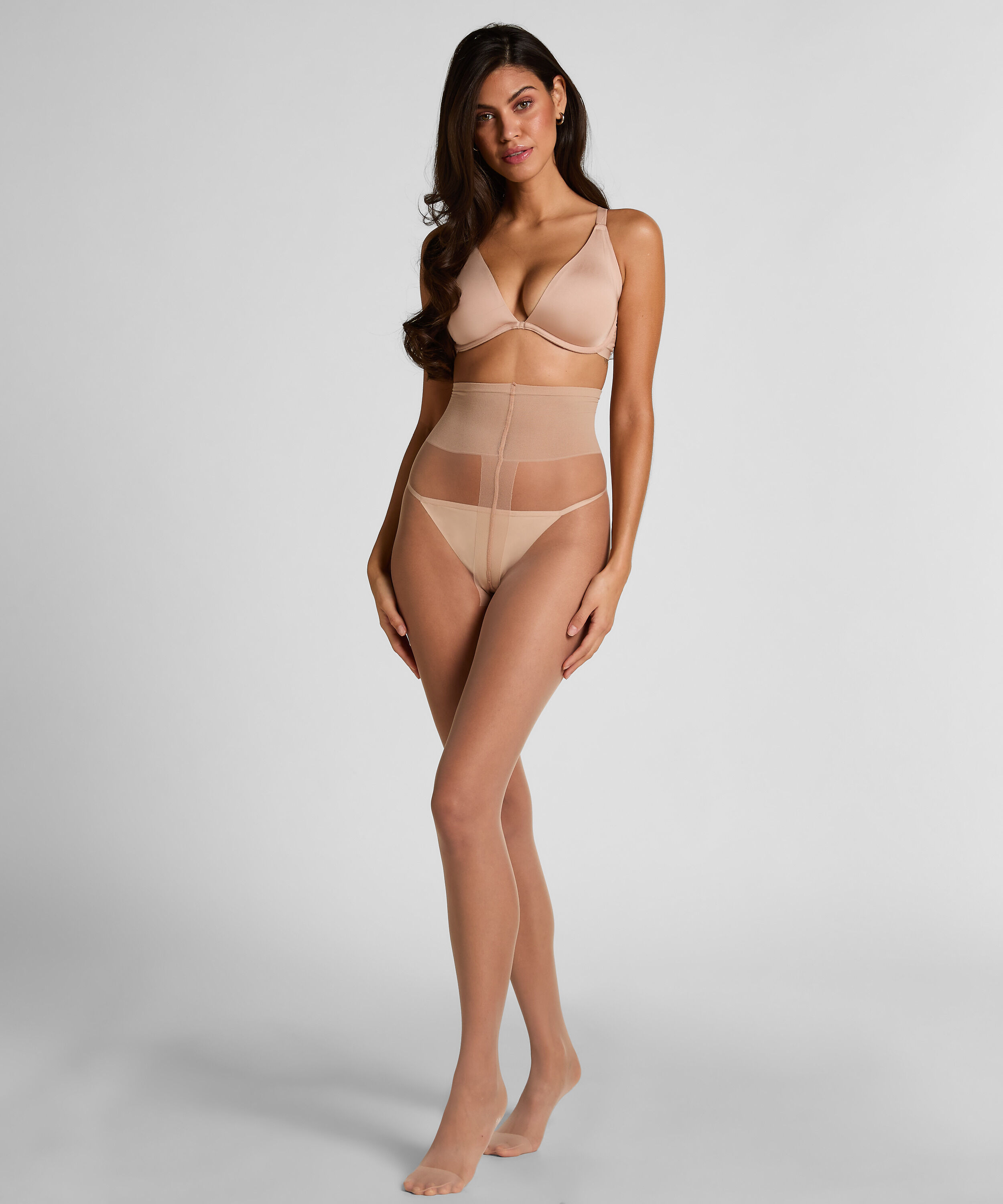 Collants 15 Deniers Seconde Peau, Marron