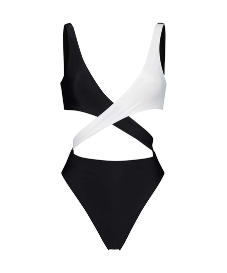 Maillot de bain Crossover HKM x NA-KD, Blanc
