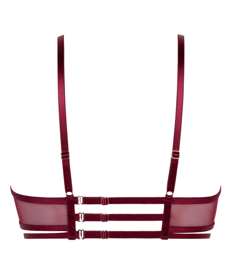 Soutien-gorge à armatures préformé longline Scarlett, Rouge