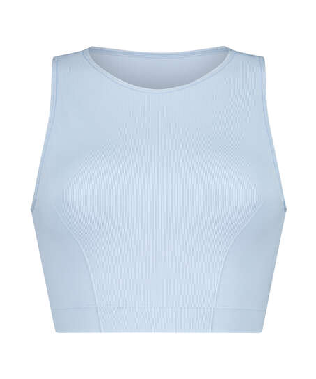 Crop top Bae, Bleu