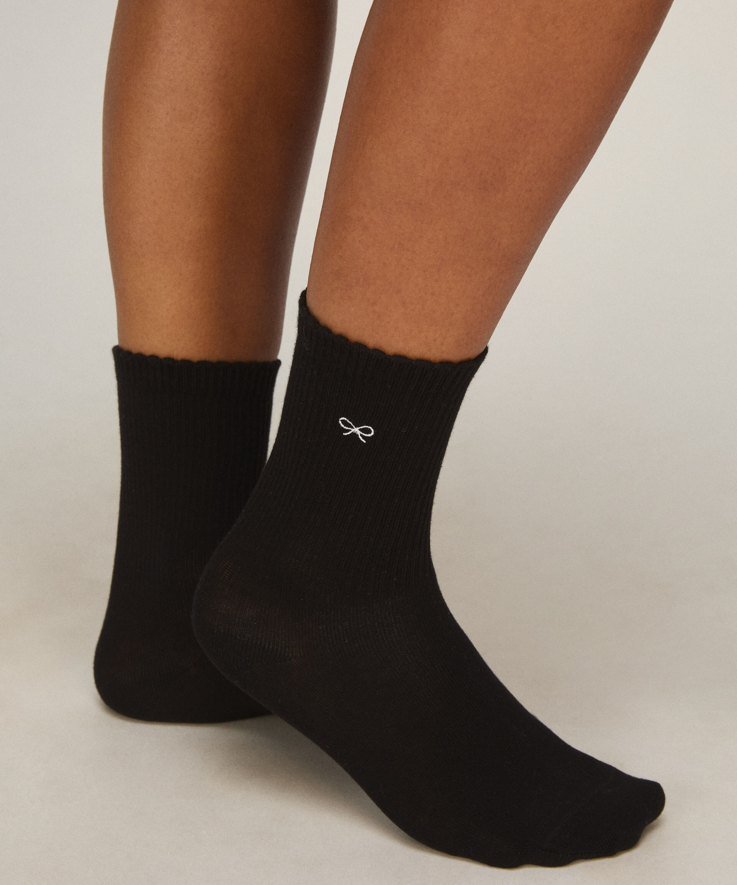 Lot de 2 Paires de Chaussettes Crew en Coton