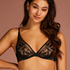 Soutien-gorge rembourré à armatures Domenica, Noir