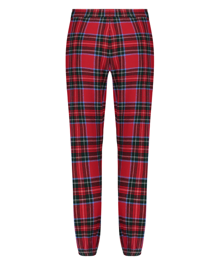 Pantalon de Pyjama Flanel, Rouge