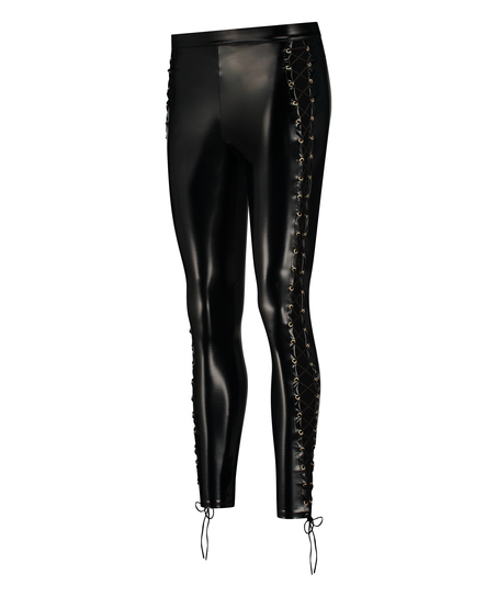 Legging Lace up, Noir