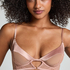 Soutien-gorge à armatures non-préformé longline Nisha, Beige