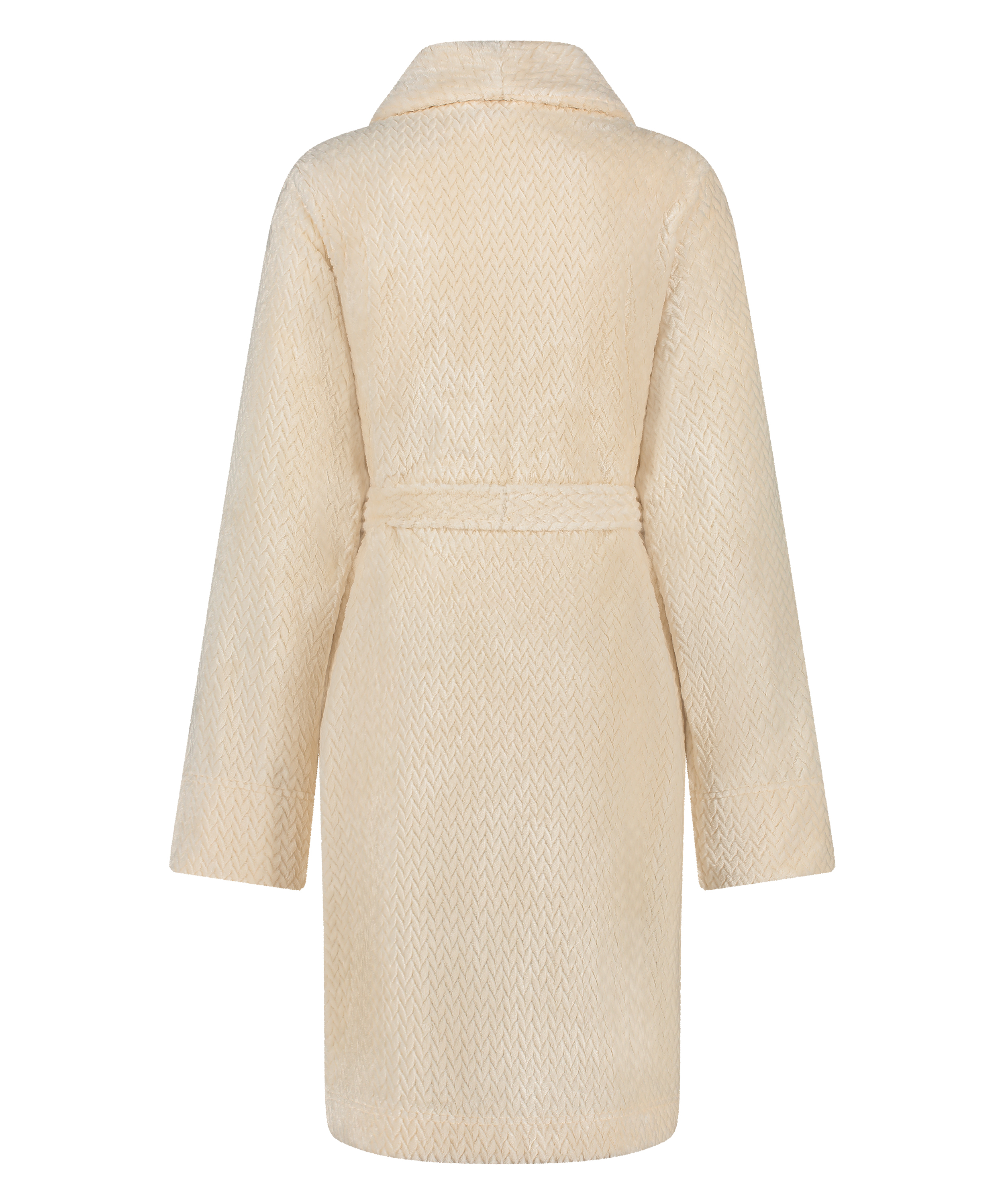 Peignoir Fleece, Blanc, main