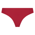 Slip brésilien résille invisible, Rouge