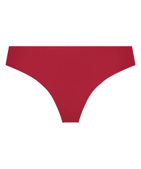 Slip brésilien résille invisible, Rouge